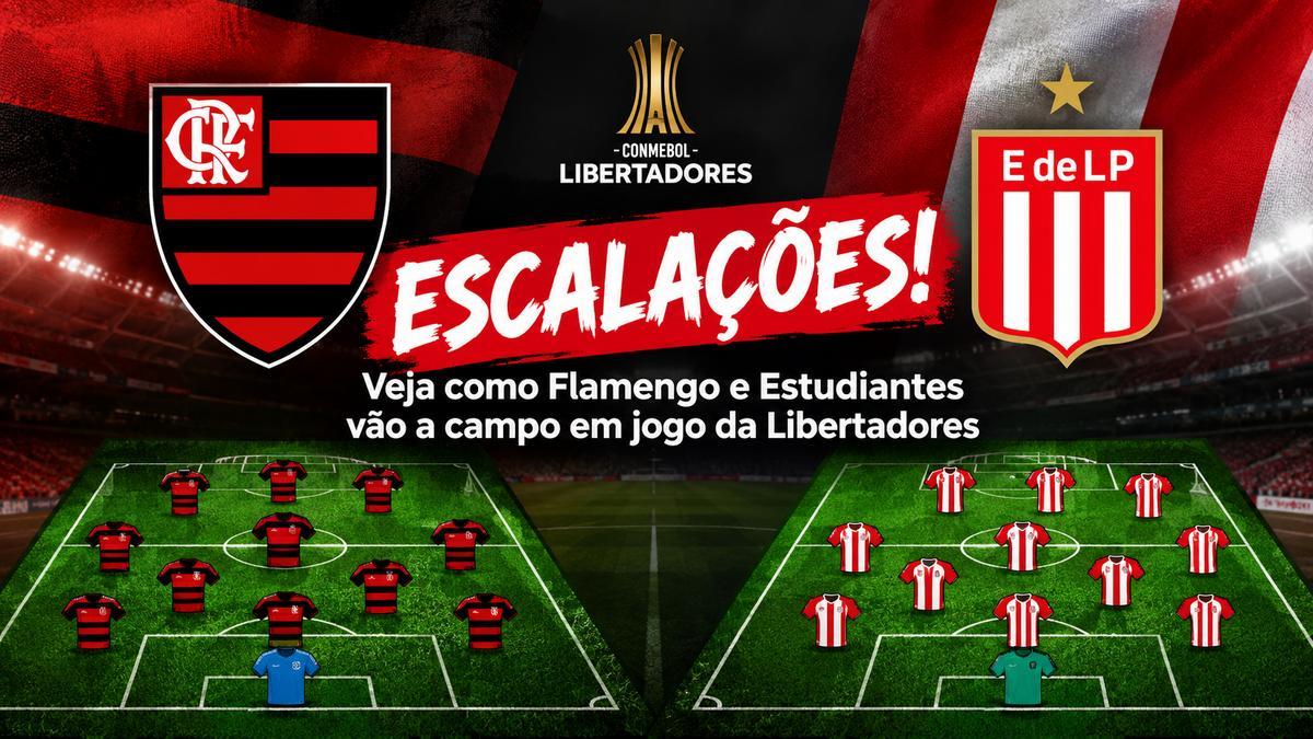 Flamengo escalado com Pedro no ataque e Arrascaeta no banco contra Estudiantes